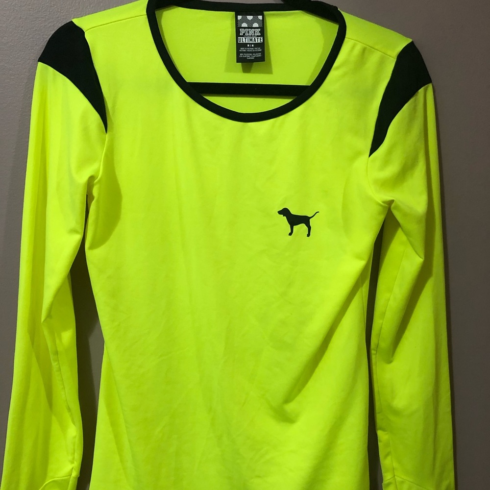 PINK long sleeve workout shirt